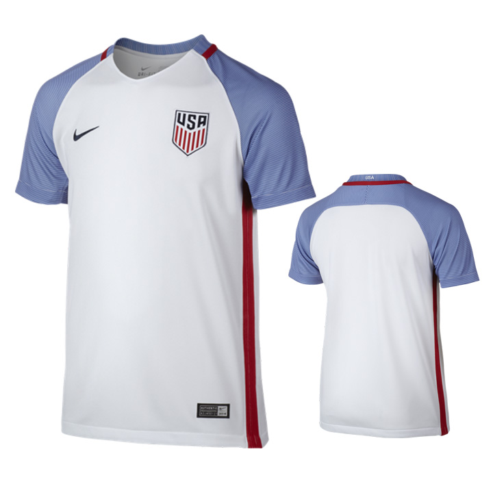 Nike Youth USA Soccer Jersey (Home 16/17) @ SoccerEvolution