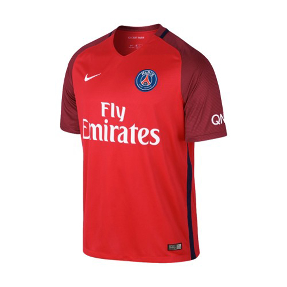 Nike Paris Saint-Germain Soccer Jersey (Away 16/17) @ SoccerEvolution