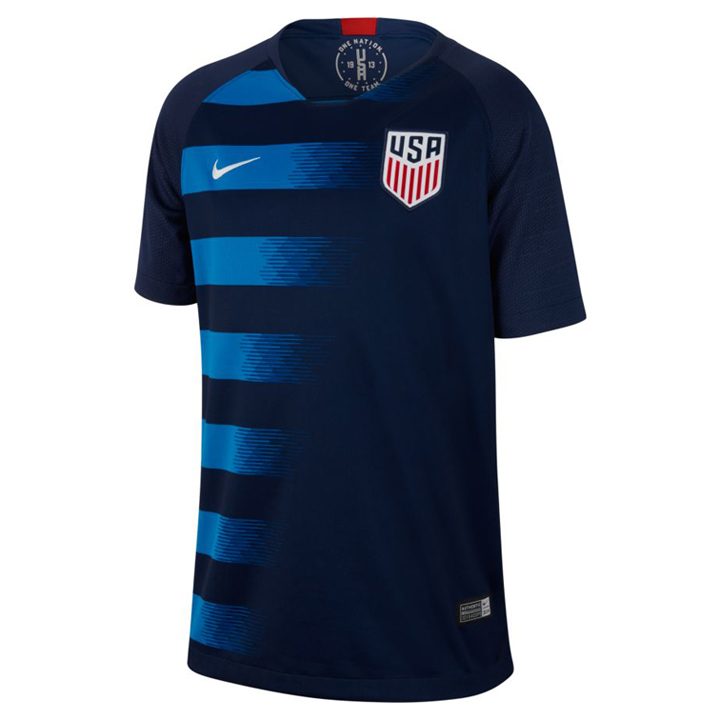 Nike Youth USA Soccer Jersey (Away 18/19) @ SoccerEvolution