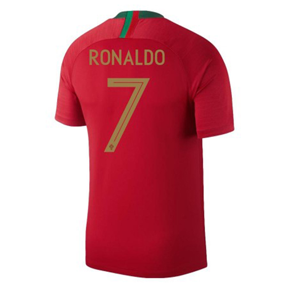 Nike Portugal Cristiano Ronaldo #7 Soccer Jersey (Home 18/19) @ SoccerEvolution