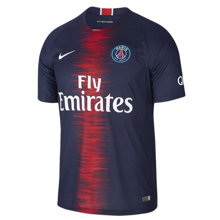 Nike Paris Saint-Germain PSG Soccer Jersey (Home 18/19) @ SoccerEvolution