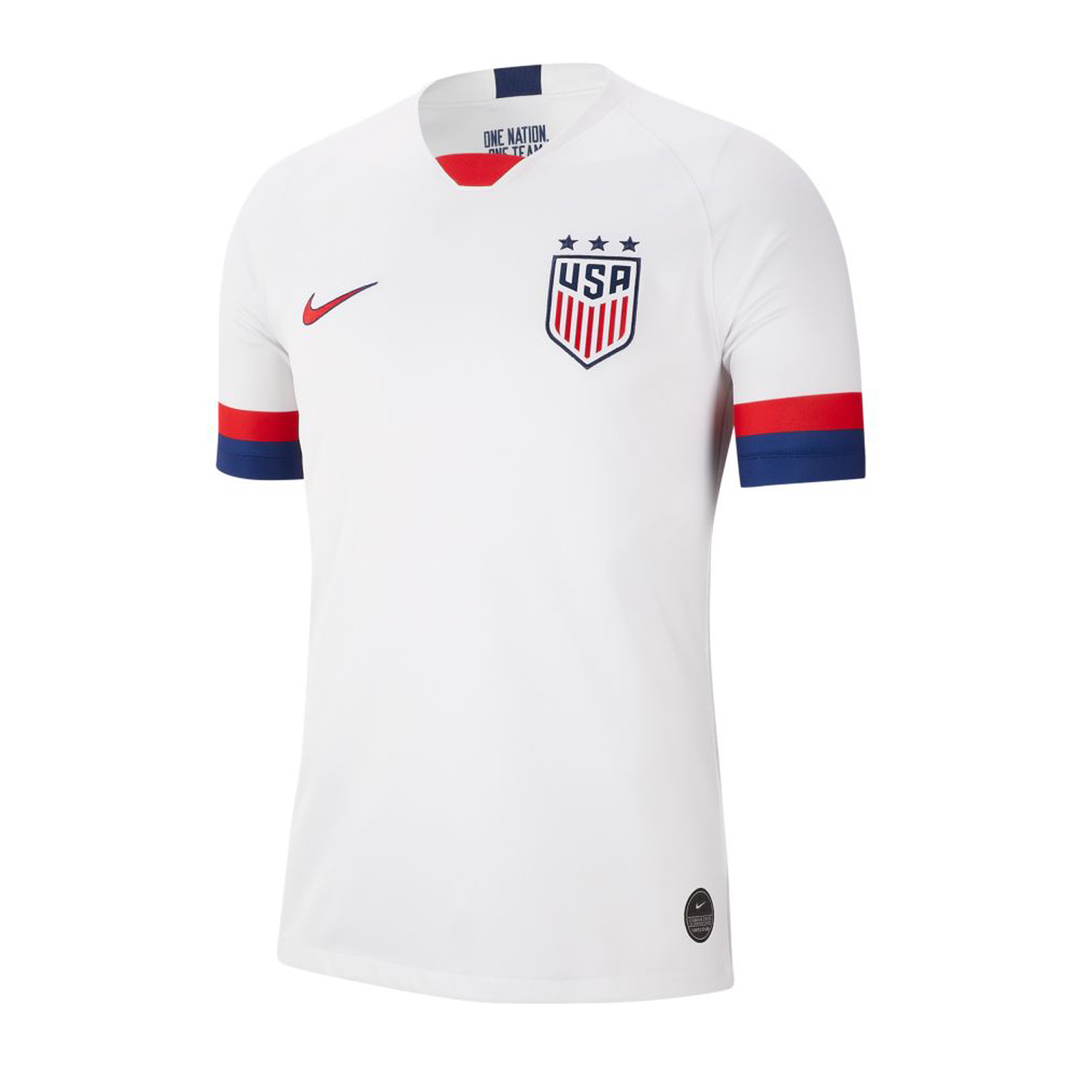 Nike USA Men's 3 Star Soccer Jersey (Home 19/20) SoccerEvolution