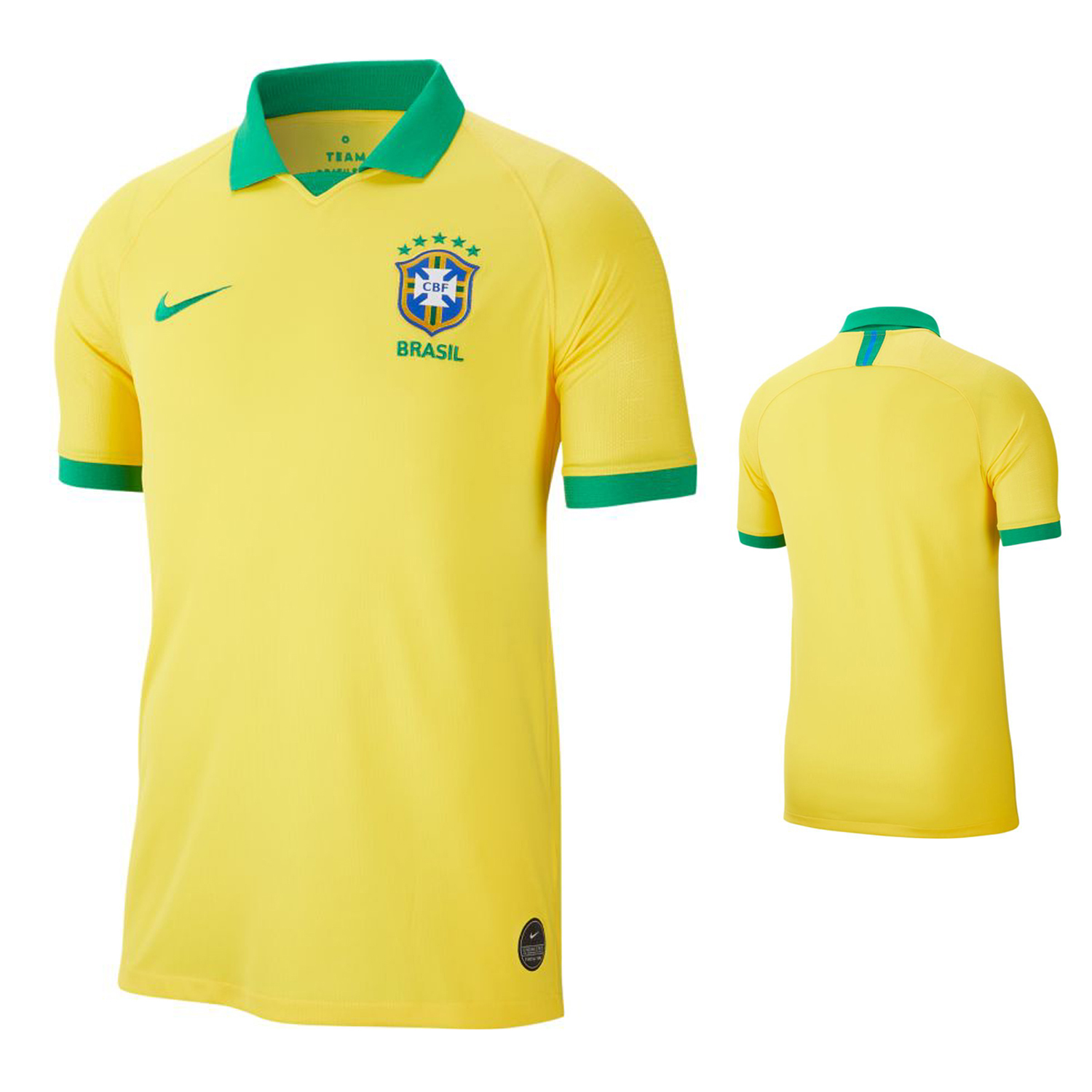 Nike Brazil Soccer Jersey (Home 19/20) SoccerEvolution