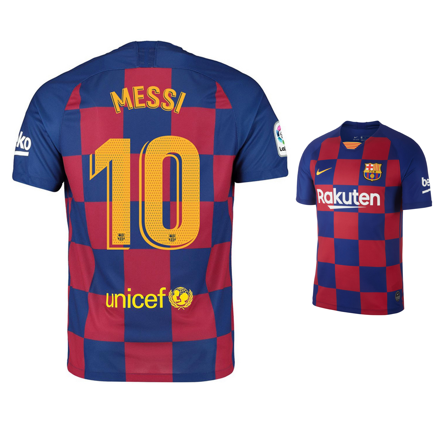 Nike Youth Barcelona Lionel Messi 10 Soccer Jersey Home