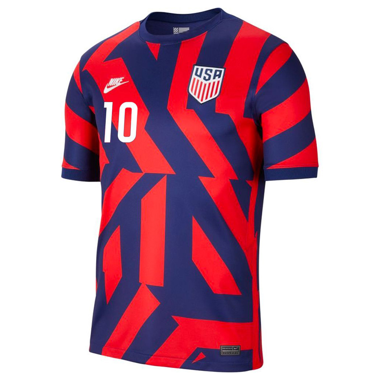 Nike USA Pulisic #10 Soccer Jersey (Away 21/22) @ SoccerEvolution