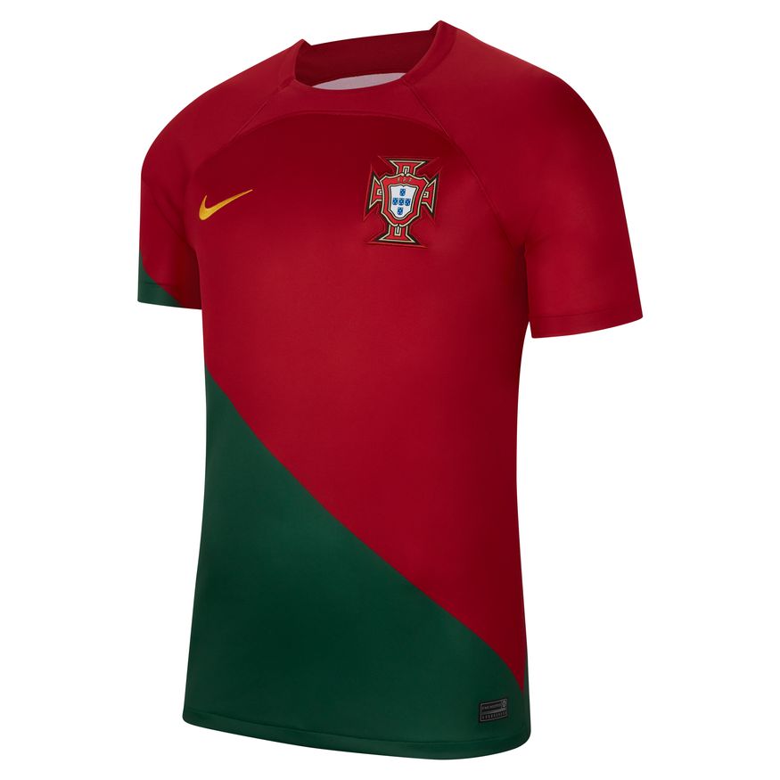 Nike Youth Portugal World Cup 2022 Soccer Jersey (Home 22/24) SoccerEvolution
