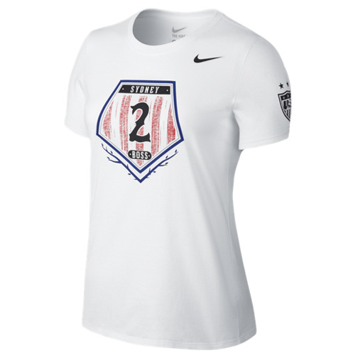 Nike Womens USA Leroux #2 Soccer Tee (White) @ SoccerEvolution