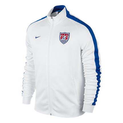 Nike USA Authentic N98 Soccer Track Top (White 2014) @ SoccerEvolution ...