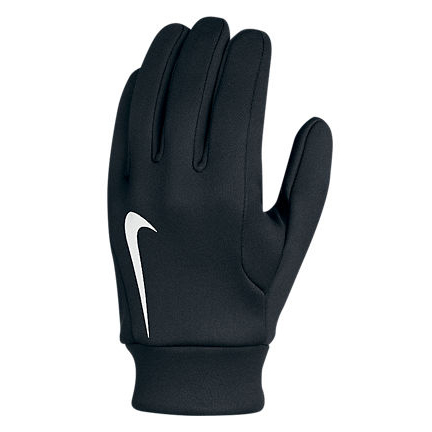 Nike HyperWarm Field Players Gloves (Black/White) @ SoccerEvolution