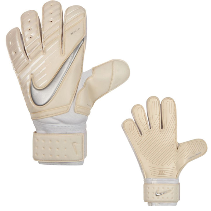 Nike GK Premier SGT Soccer Goalie Glove (White/Chrome 