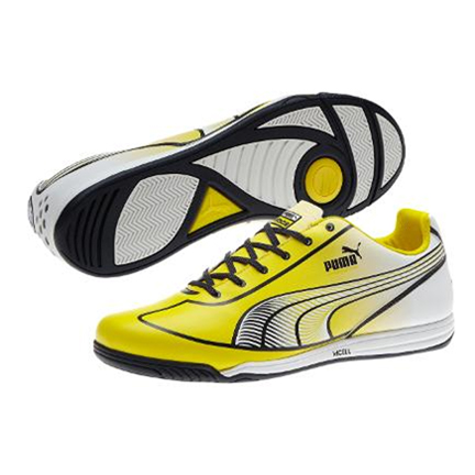 Puma Speed Star Indoor Soccer Shoes (Buttercup/Navy) @ SoccerEvolution