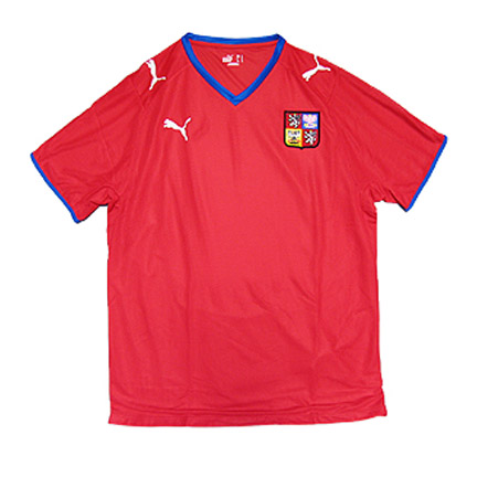 Puma Czech Republic Soccer Jersey (Home 2008/09) @ SoccerEvolution