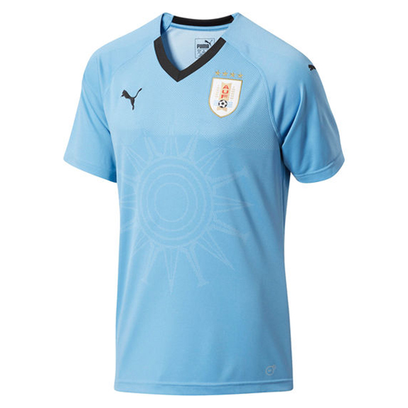 Puma Uruguay Soccer Jersey (Home 18/19) @ SoccerEvolution