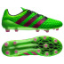 adidas ACE 16.1 FG/AG Soccer Shoes (Solar Green/Shock Pink)