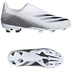 adidas Youth X Ghosted.3 Laceless LL FG Soccer Shoes (White/Black)