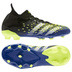adidas Youth  Predator  Freak.1 FG Soccer Shoes (Black/White/Yellow)