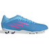 adidas  X  Speedflow.3 FG Soccer Shoes (Sky Rush/Pink)