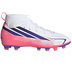 adidas Youth  F50  Hyperfast Club Mid FG Shoes (White/Solar/Turbo)