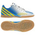 adidas Youth Predito LZ Indoor Soccer Shoes (White/Blue)