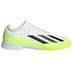 adidas Youth X CrazyFast.3 Indoor Shoes (White/Black/Lemon)