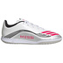 adidas Youth Messi F50 Club Indoor Shoes (White/Lucid Red)