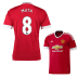 adidas Youth Manchester United Mata #8 Soccer Jersey (Home 15/16)