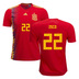 adidas Spain Isco #22 Soccer Jersey (Home 18/19)