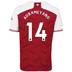 adidas Arsenal Aubameyang #14 Soccer Jersey (Home 20/21)