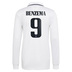 adidas  Real Madrid  Benzema #9 LS Soccer Jersey (Home 22/23)