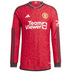 adidas  Manchester United Long Sleeve Soccer Jersey (Home 23/24)