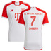 adidas   Bayern Munich Gnabry #7 Soccer Jersey (Home 23/24)