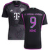 adidas  Bayern Munich Kane #9 Soccer Jersey (Away 23/24)