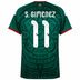 adidas Youth  Mexico Gimenez #11  Soccer Jersey (Home 26/27)