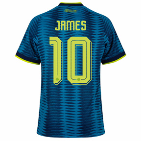 adidas  Colombia James #10 Soccer Jersey (Away 26/28)