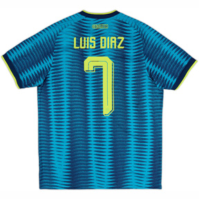 adidas  Colombia Luis Diaz #7 Soccer Jersey (Away 26/28)