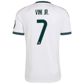 adidas Youth Real Madrid Vini Jr. #7 Soccer Jersey (Home 26/27)