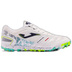 Joma  Mundial 2402 Turf Soccer Shoes (White/Neon Yellow/Blue)