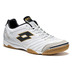 Lotto Stadio 300 Indoor Soccer Shoe (White/Gold Star)
