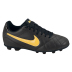 Nike Youth Tiempo Rio FG Soccer Shoes (Charcoal/Orange)