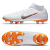 Nike Youth Superfly 6 Academy MG Soccer Shoes (White/Orange)