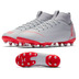 Nike Youth Superfly 6 Academy MG Soccer Shoes (Gray/Crimson)