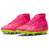 Nike Youth Mercurial Superfly 9 Club FG Shoes (Pink Blast/Volt)