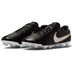 Nike  Tiempo Ligera Pro FG Soccer Shoes (Black/White/Gold)