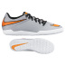 Nike HyperVenomX Pro Indoor Soccer Shoes (Wolf Grey/Orange)