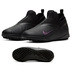 Nike Youth Phantom Vision 2 Academy Turf Shoes (Black/Black)