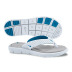Nike Womens Comfort Thong Soccer Sandal / Slide (White/Cyan)