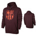 Nike Barcelona Core Soccer Hoody (Night Maroon - 17/18)