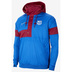 Nike Barcelona Anorak Soccer Training Jacket (Soar/Noble Red)