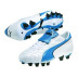 Puma Womens Vencida I FG Soccer Shoes (White/Blue)