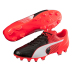 Puma evoSpeed 3.5 Leather FG Soccer Shoes (Black/Red Blast)